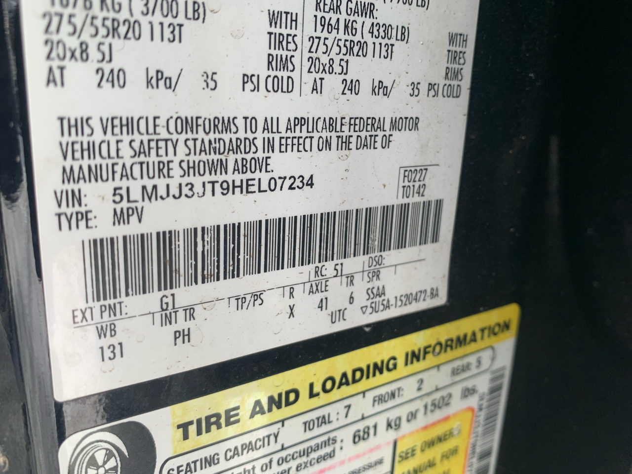 Lincoln Navigator L Select 4WD 2017