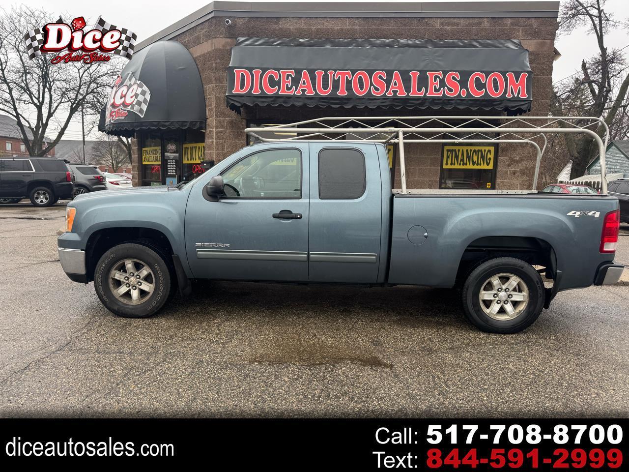 2012 GMC Sierra 1500 SLE Ext Cab 4WD 4D