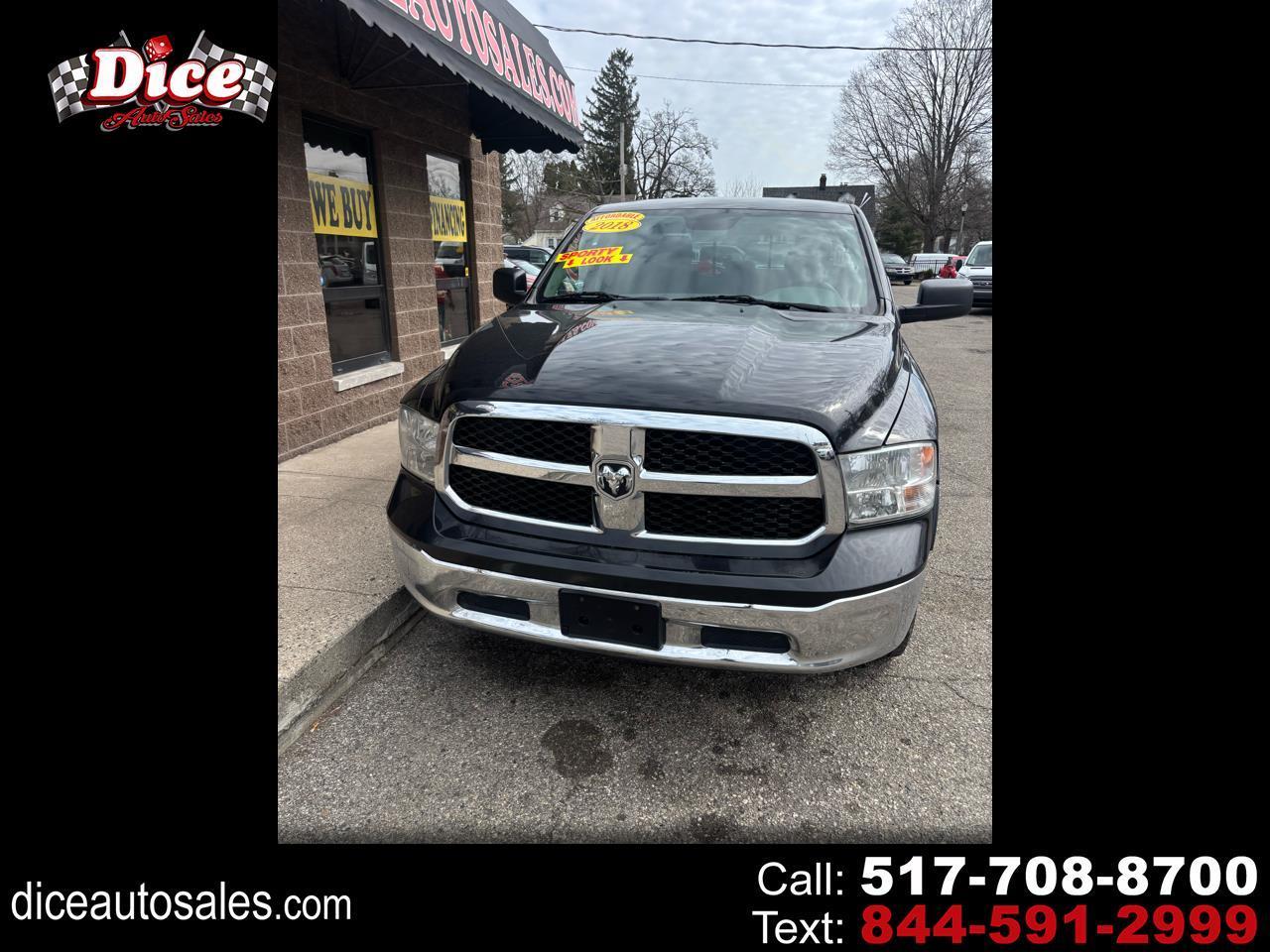 2018 RAM 1500 SLT Quad Cab 4WD