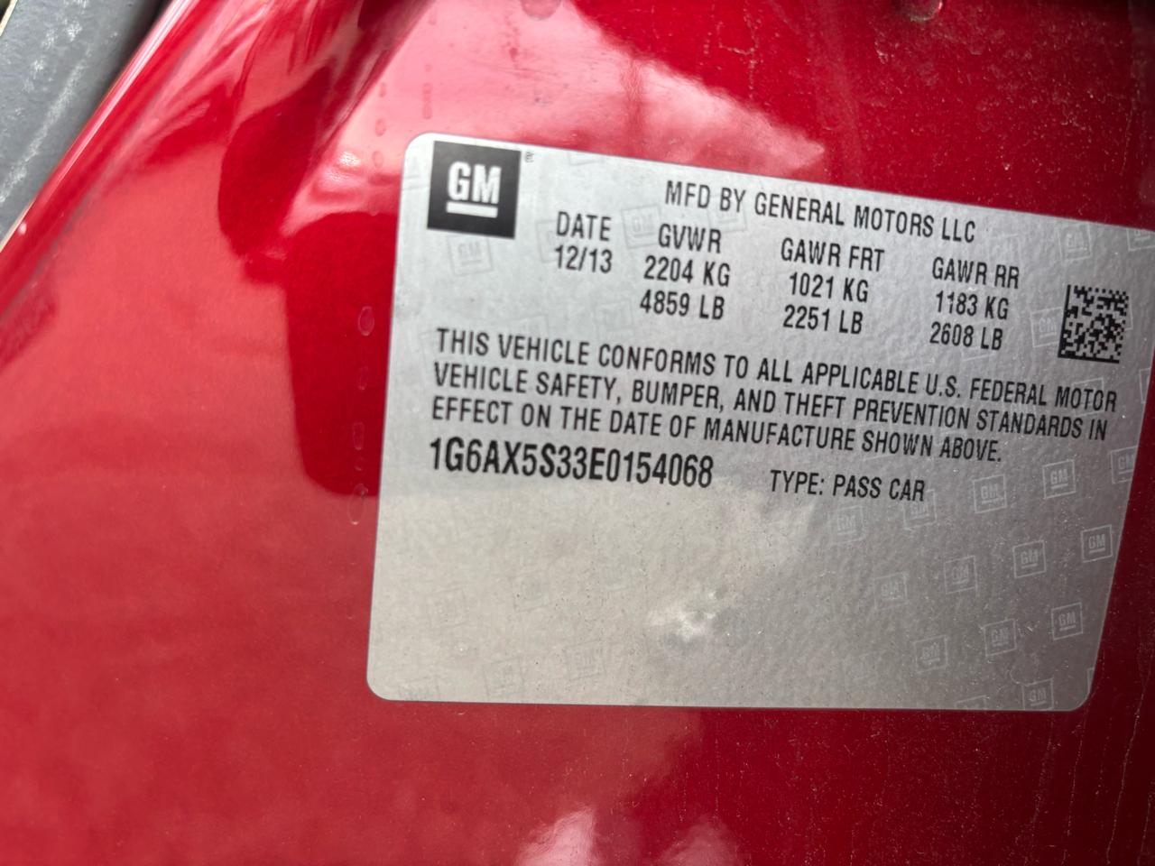 Cadillac CTS 3.6L Luxury AWD 2014