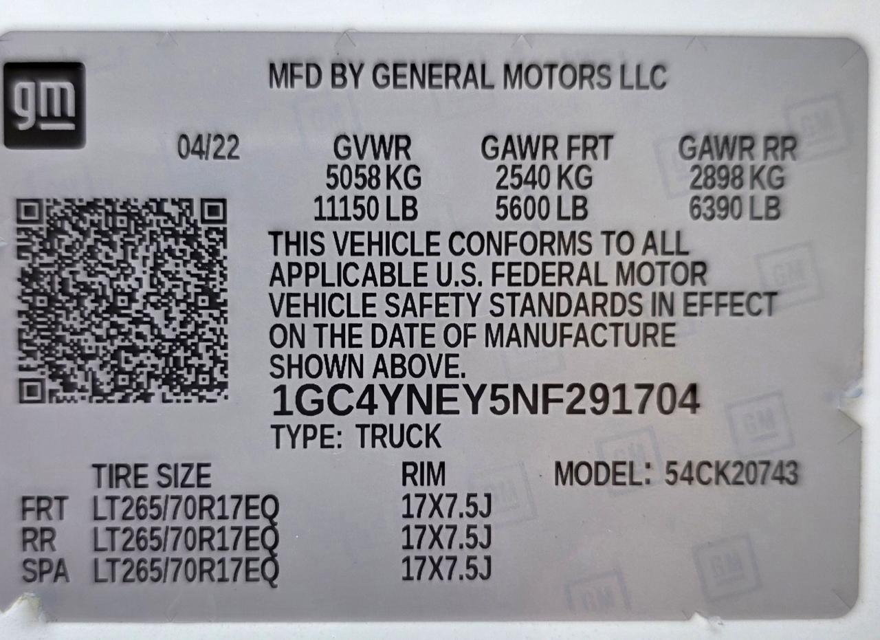 Chevrolet Silverado 2500HD 4WD Crew Cab 159" LT 2022