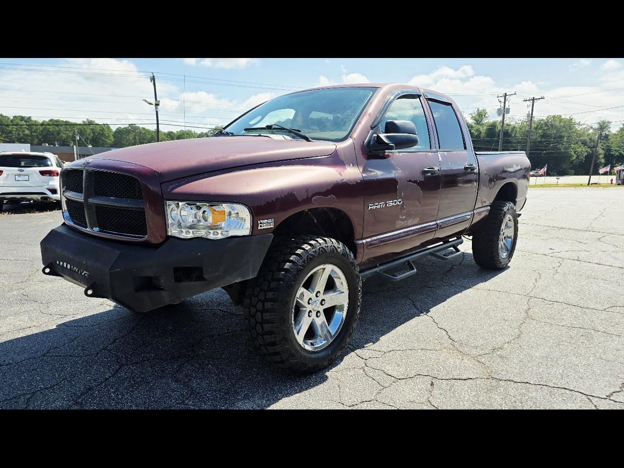 Red 2003 Dodge RAM 1500 Pickup Truck Rear-Wheel Drive Automatic