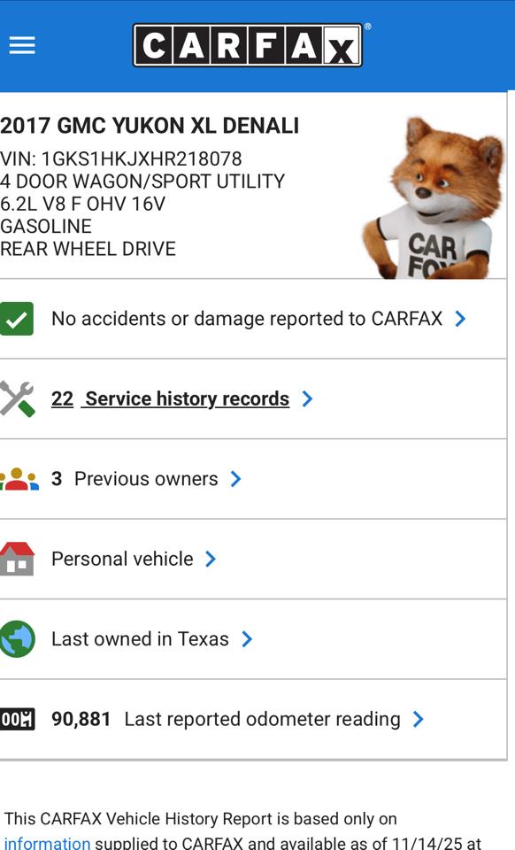 GMC Yukon XL Denali 2WD 2017