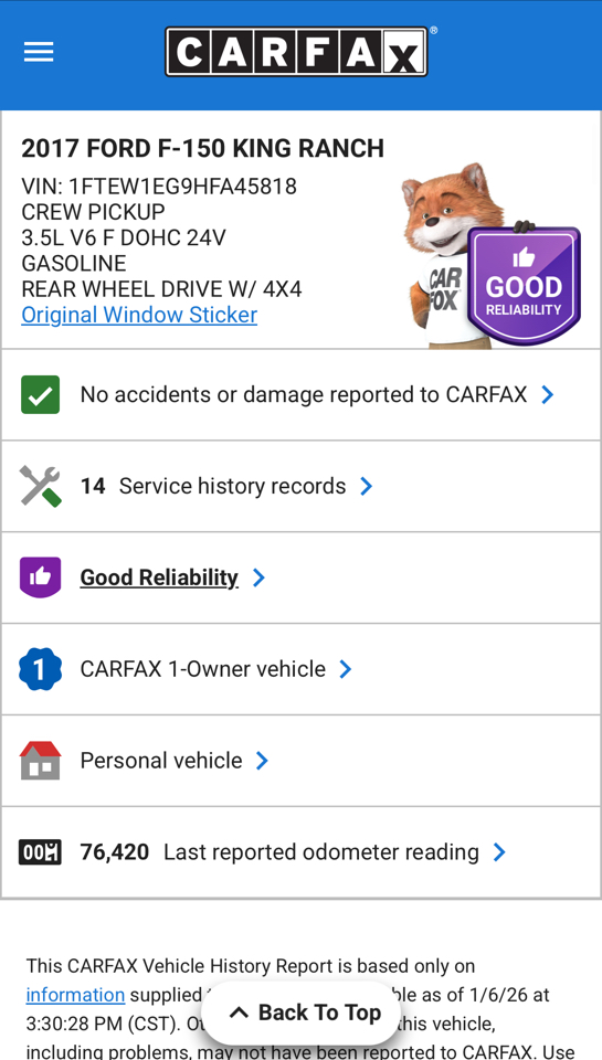 Ford F-150 King Ranch 4WD SuperCrew 5.5' Box 2017