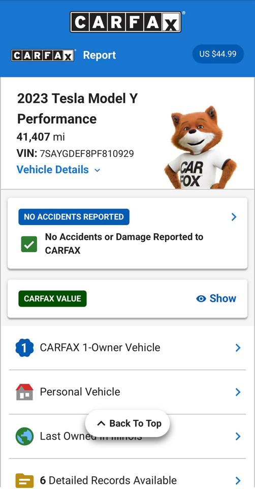 Tesla Model Y Performance AWD 2023