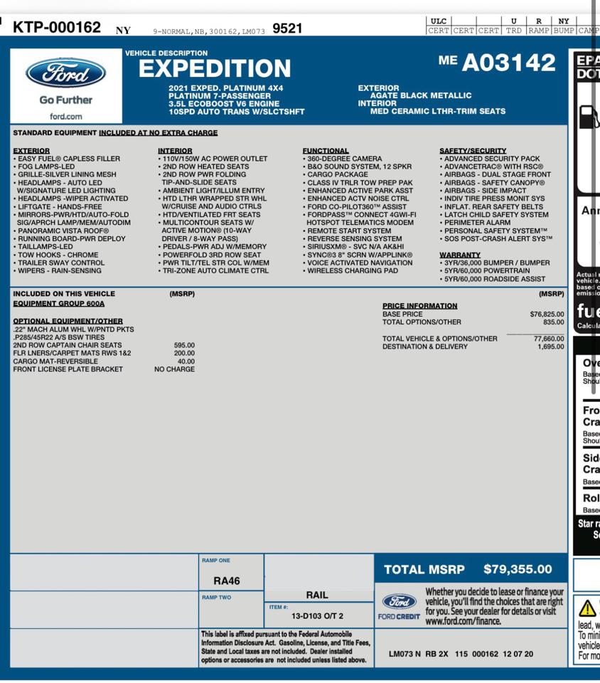 2021 Ford Expedition Platinum - Photo 6