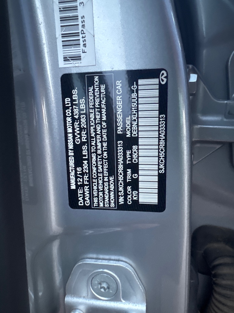 Infiniti QX30 Luxury AWD 2017