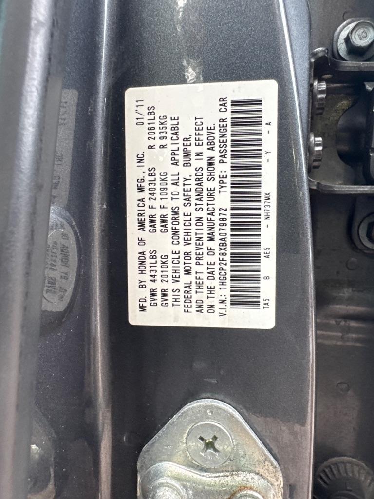 Honda Accord Sdn 4dr I4 Auto EX-L 2011