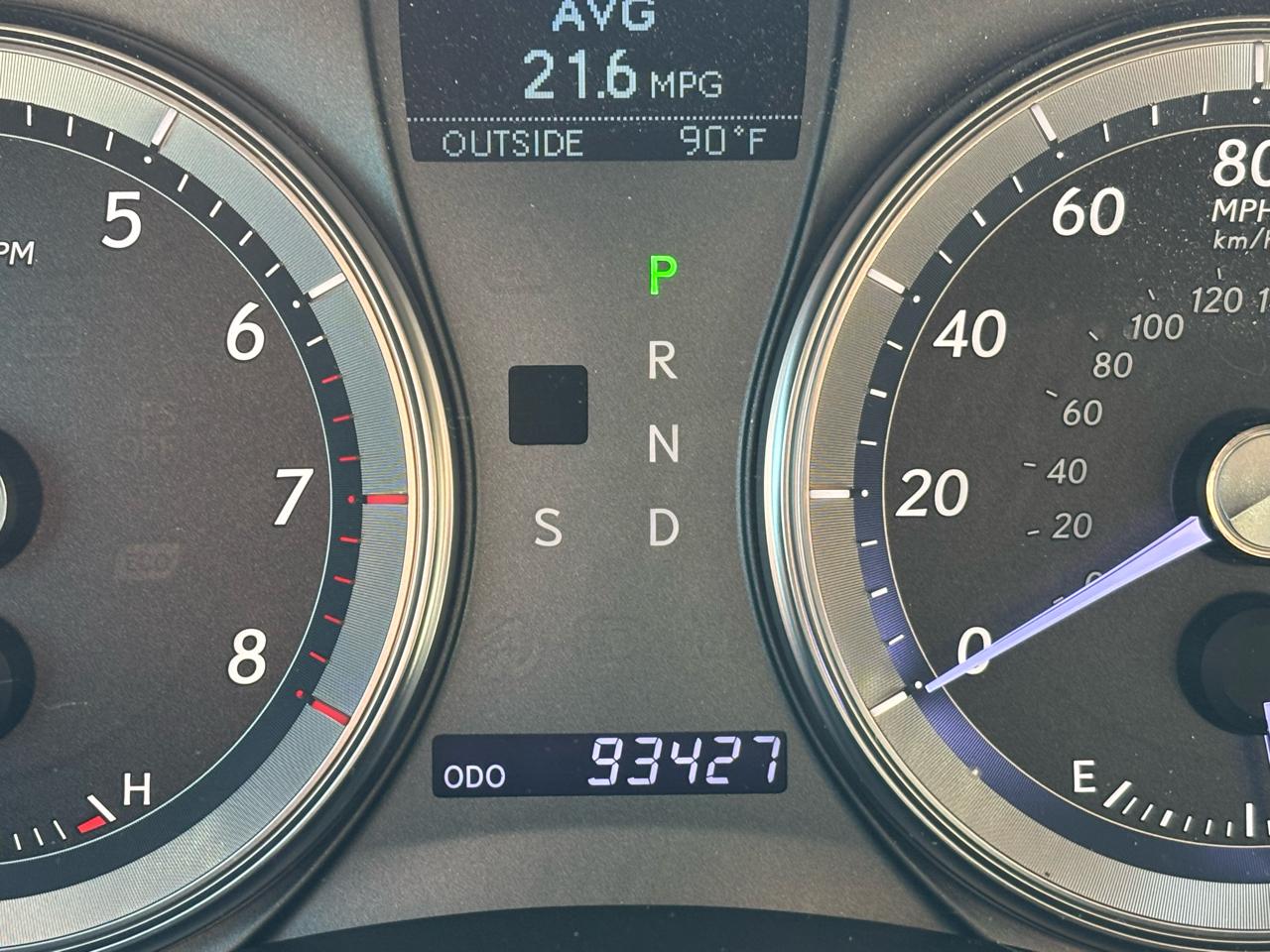 Lexus ES 350 4dr Sdn 2012