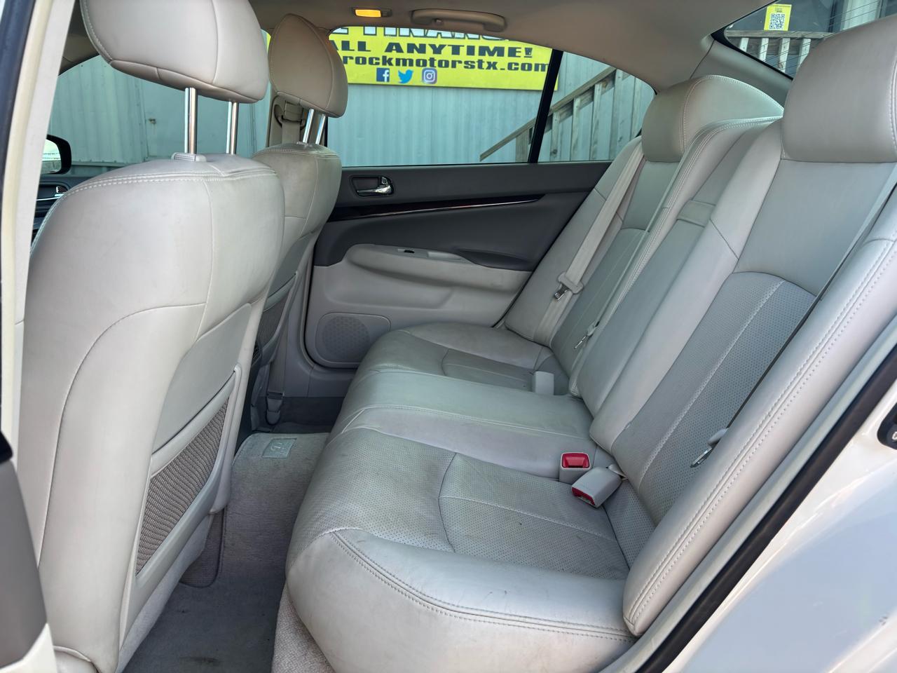 Infiniti G37 Sedan 4dr Journey RWD 2012