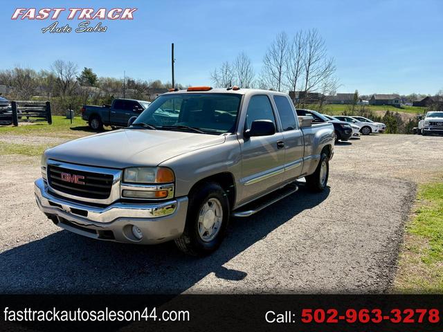 Gold 2004 GMC Sierra 1500 4 Dr SLT Extended Cab SB Pickup Truck Rear-Wheel Drive Automatic