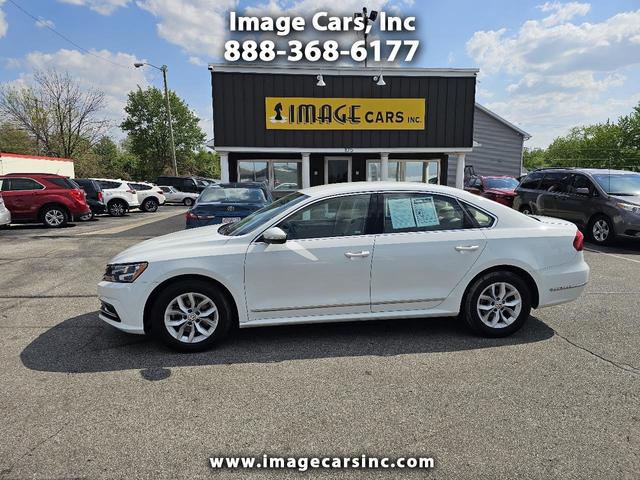 White 2017 Volkswagen Passat 1.8T S Sedan Front-Wheel Drive Automatic
