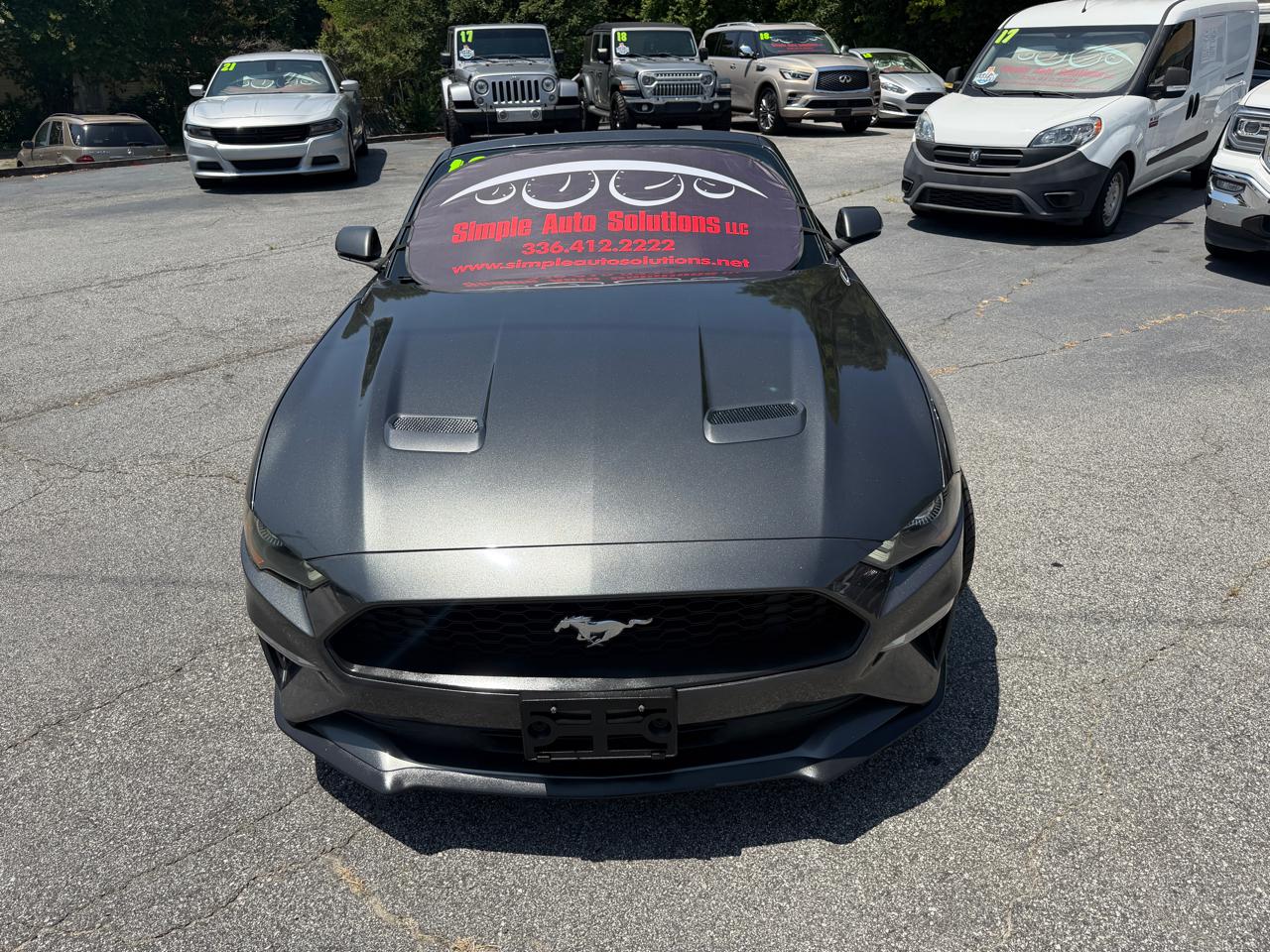 Ford Mustang EcoBoost Premium Convertible 2018