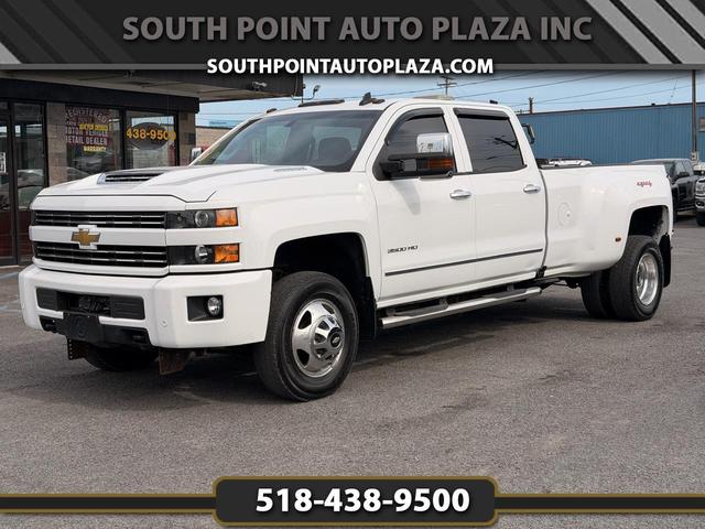 White 2017 Chevrolet Silverado 3500HD LT Crew Cab 4WD Pickup Truck Four-Wheel Drive Automatic