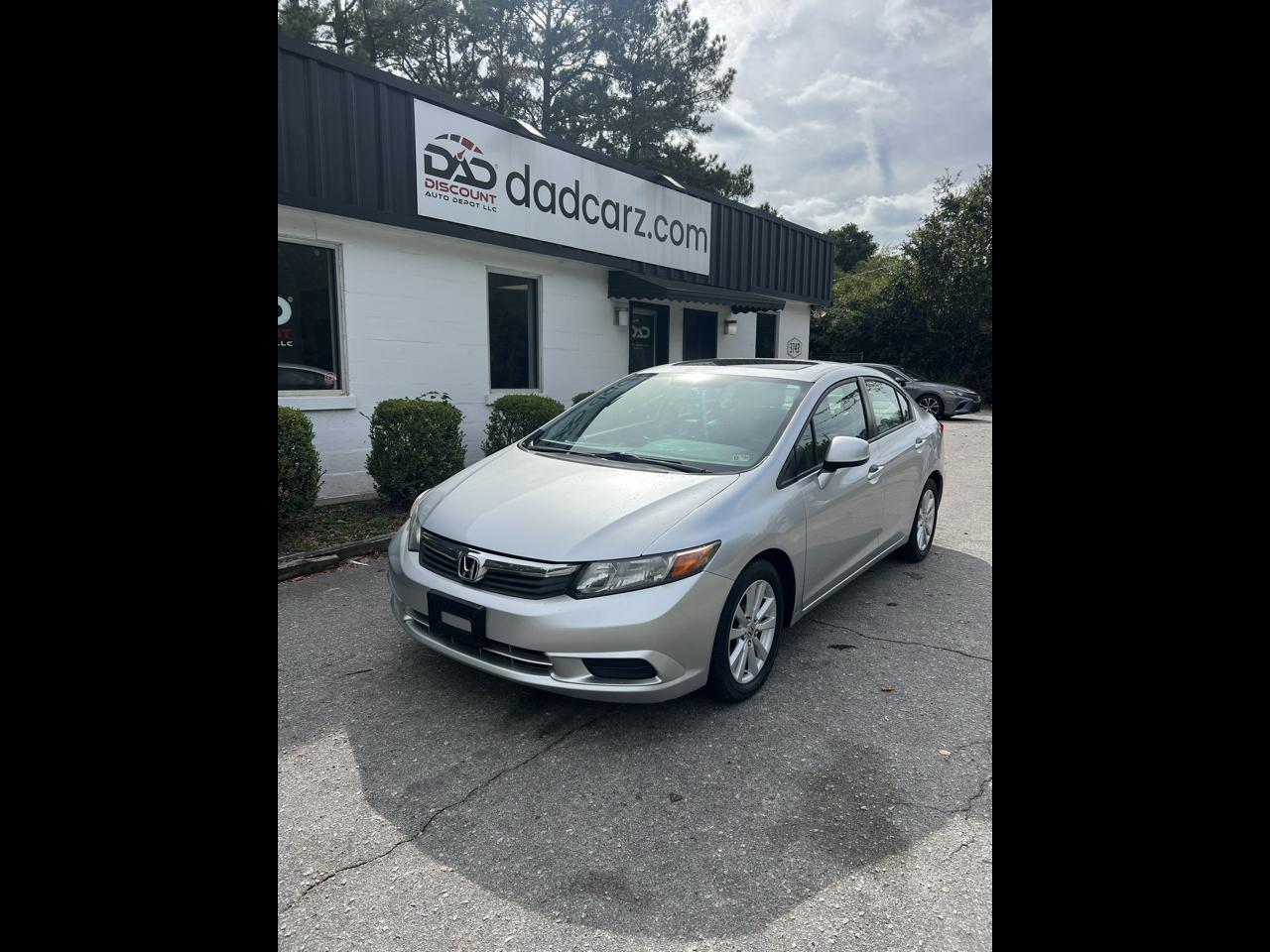 Honda Civic Sdn 4dr Auto EX 2012