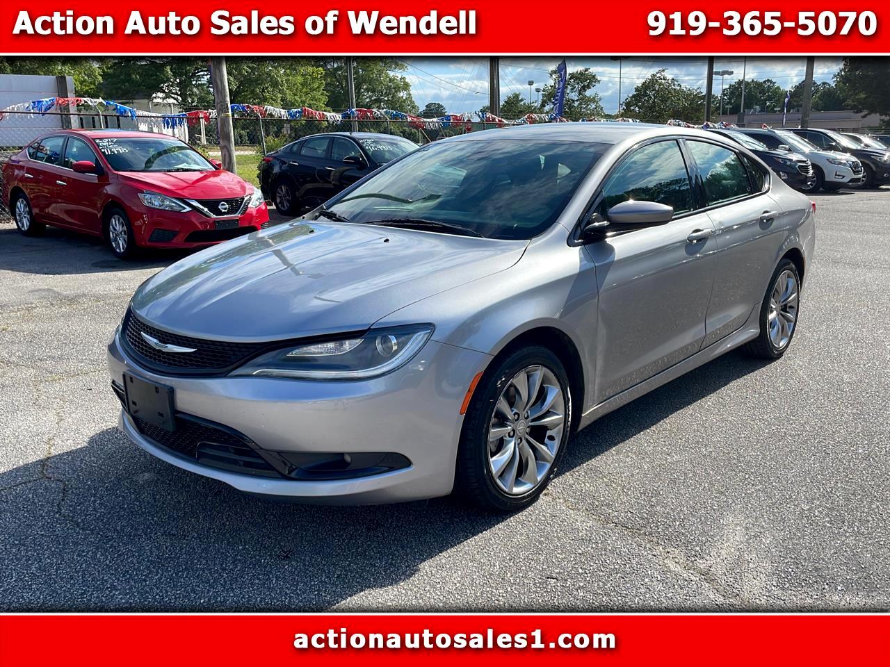 Used 2015 Chrysler 200 S for Sale in Wendell NC 27529 Action Auto Sales
