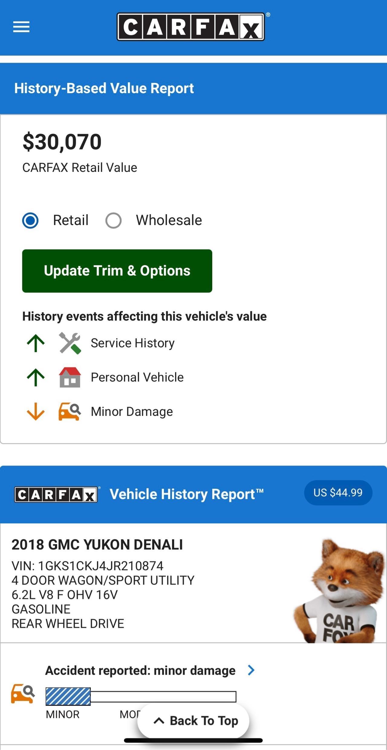 GMC Yukon Denali 2WD 2018