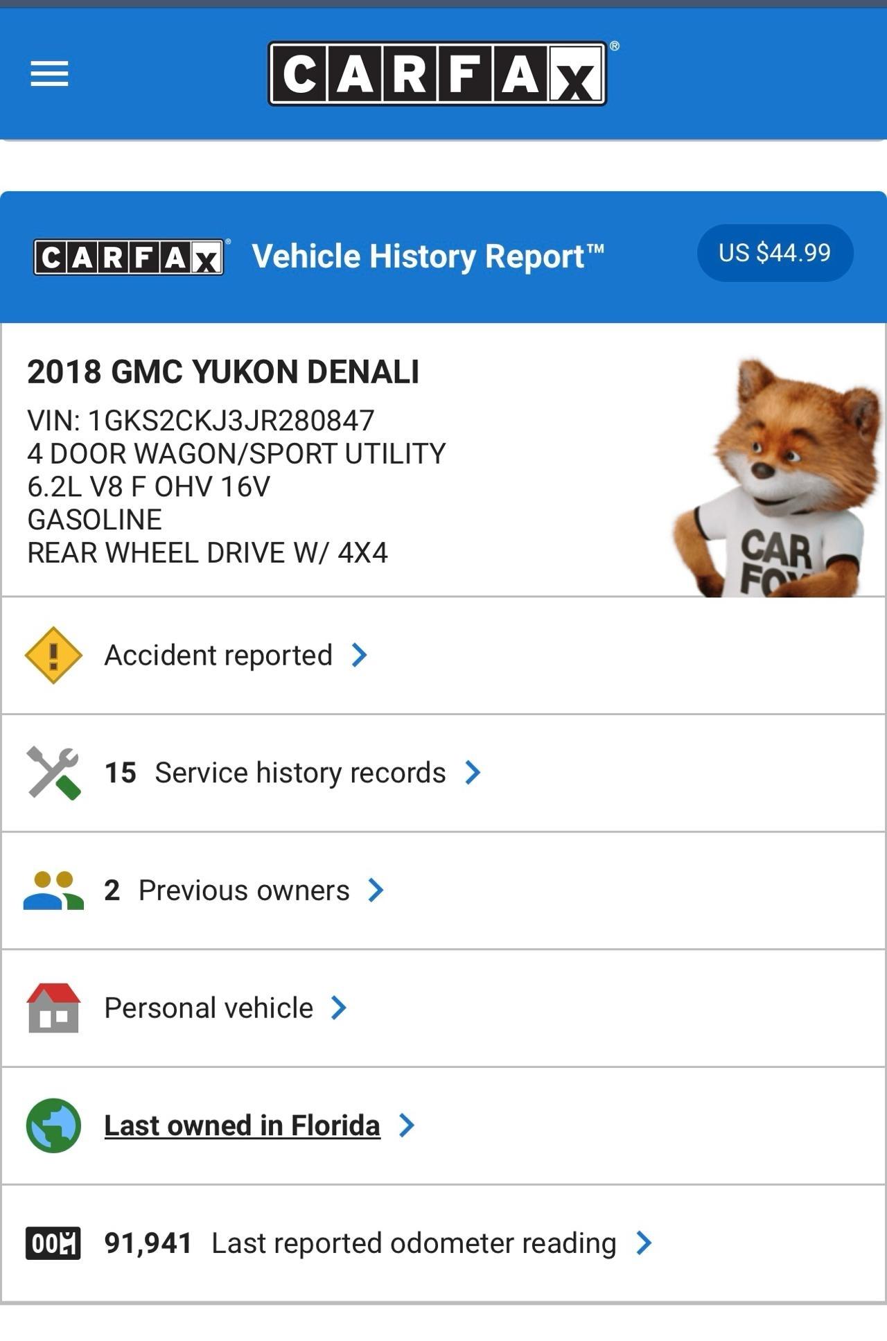 GMC Yukon Denali 4WD 2018