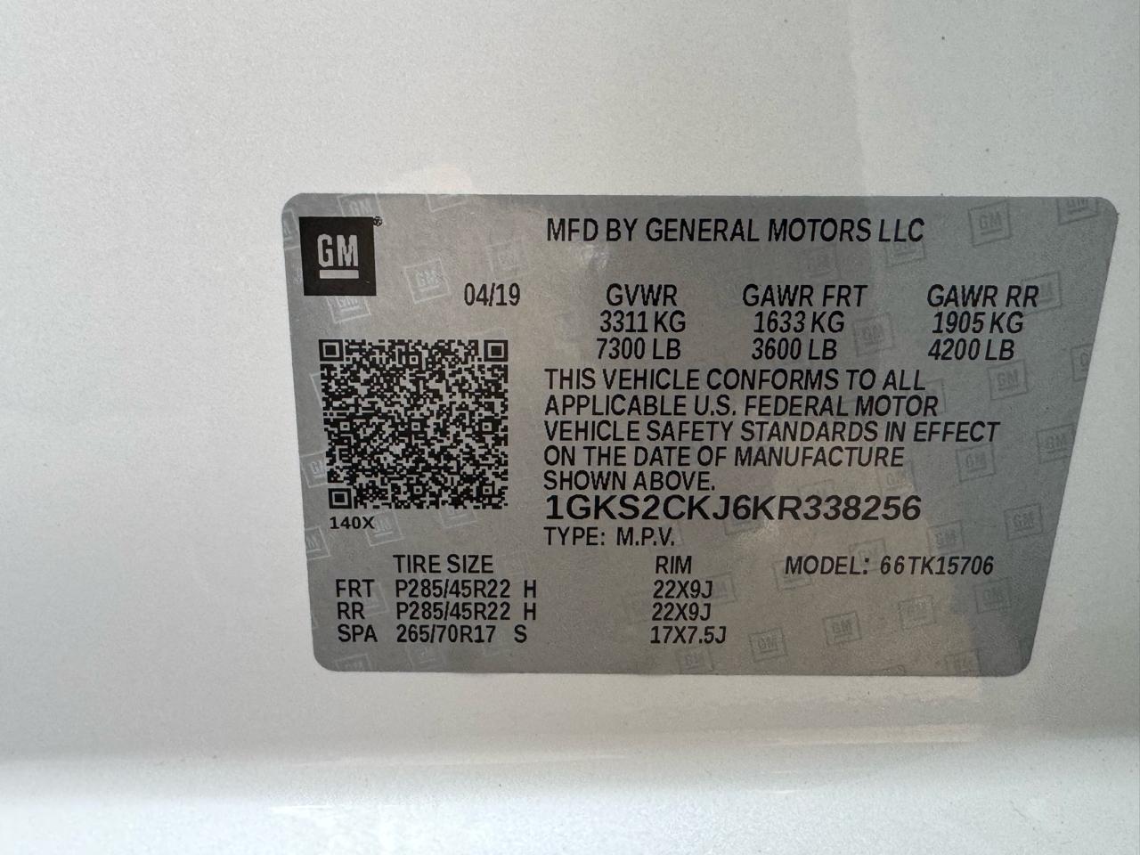 GMC Yukon Denali 4WD 2019