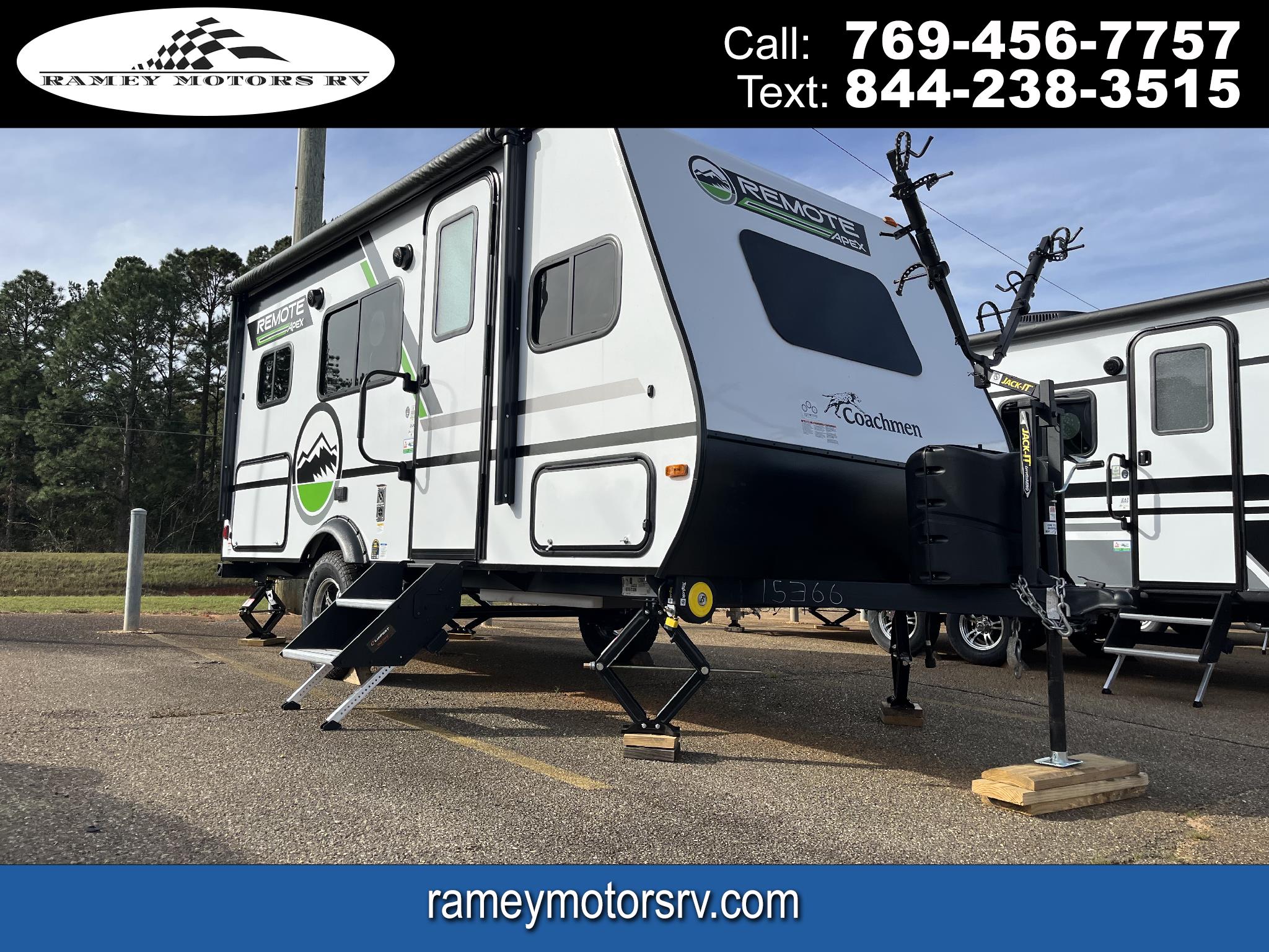 Used 2023 Coachmen Apex REMOTE 16R for Sale in Purvis MS 39475 Ramey