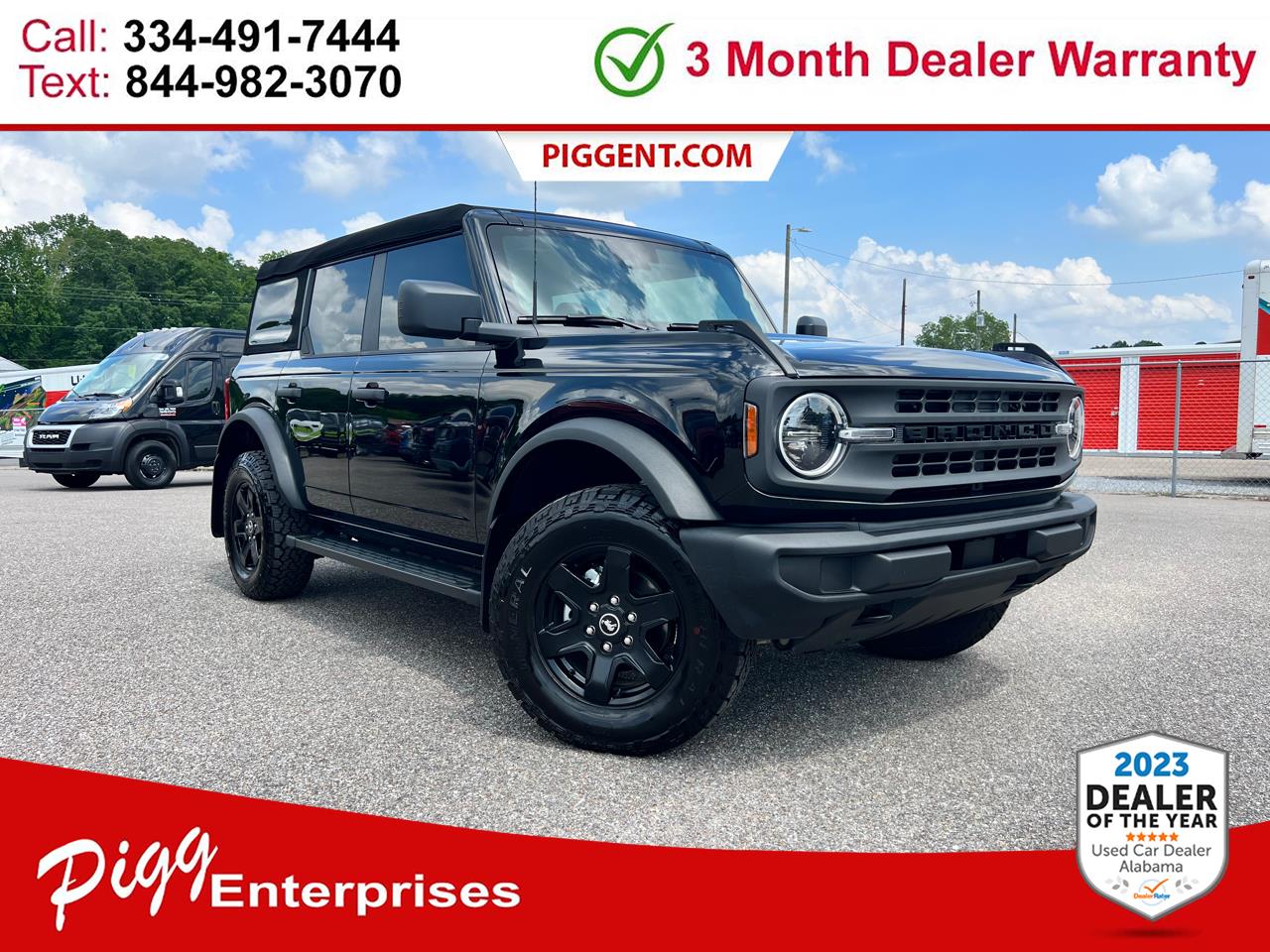 Used 2023 Ford Bronco Base 4 Door 4x4 for Sale in Prattville AL 36067