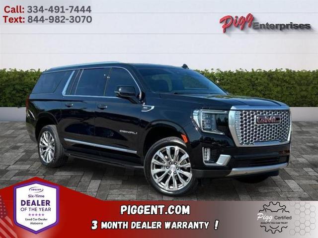 Black 2024 GMC Yukon XL Denali 4WD SUV / Crossover Four-Wheel Drive Automatic
