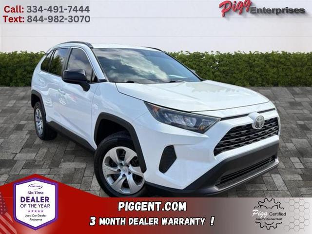White 2021 Toyota RAV4 LE FWD SUV / Crossover Front-Wheel Drive Automatic