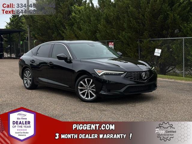 Black 2025 Acura Integra FWD Sedan Front-Wheel Drive Continuously Variable Transmission