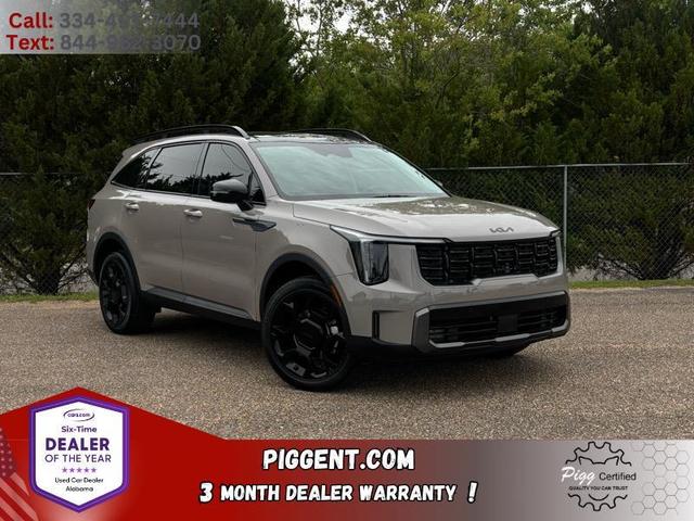 Gray 2025 Kia Sorento X-Line EX AWD SUV / Crossover All-Wheel Drive Automatic
