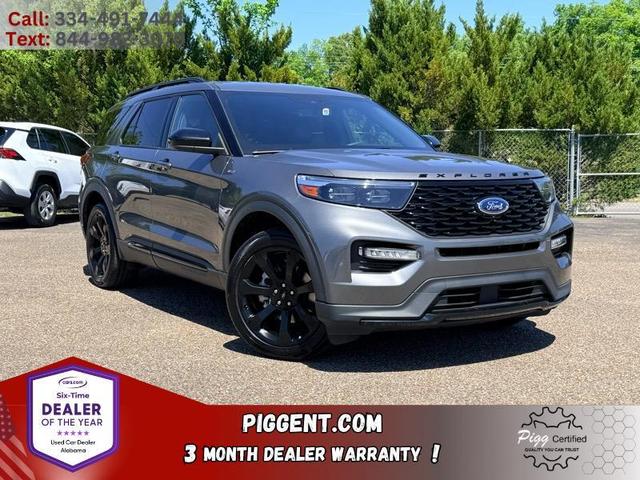 Gray 2023 Ford Explorer ST-Line RWD SUV / Crossover Rear-Wheel Drive Automatic
