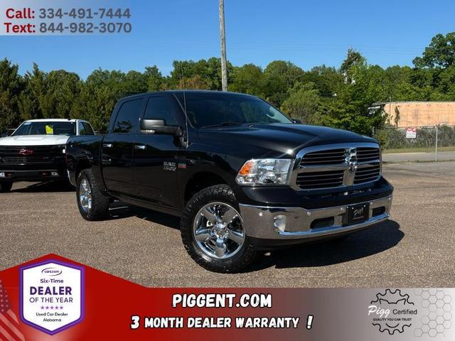 Black 2018 RAM 1500 Big Horn Crew Cab 4WD Pickup Truck Four-Wheel Drive Automatic