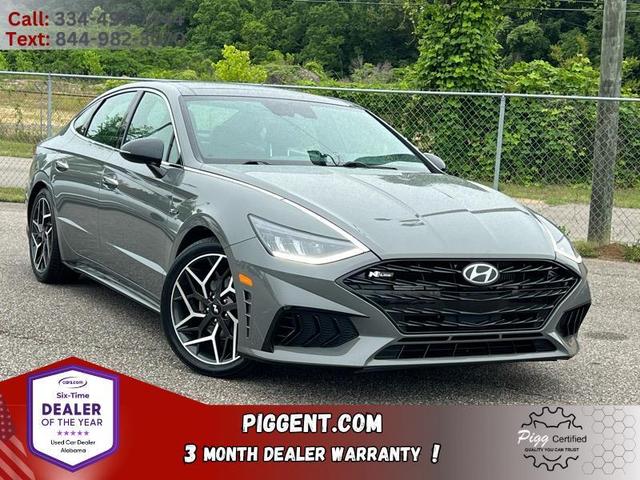 Gray 2022 Hyundai Sonata N Line FWD Sedan Front-Wheel Drive Automatic