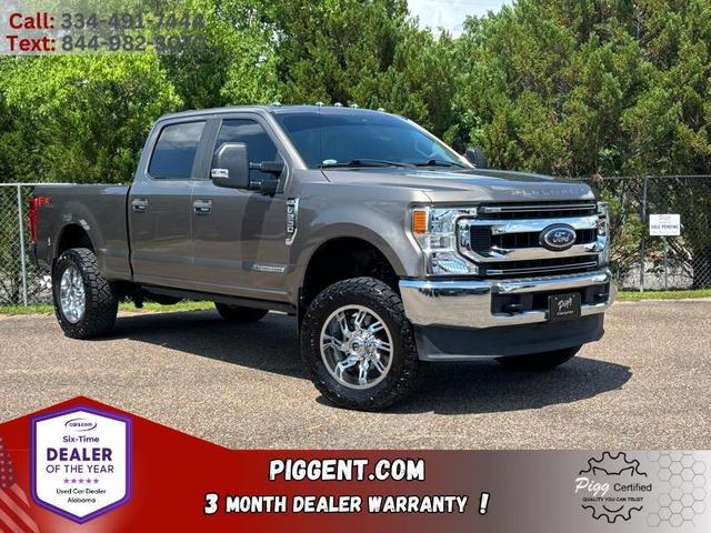 Gray 2020 Ford F-250 Super Duty XL Crew Cab 4WD Pickup Truck Four-Wheel Drive Automatic