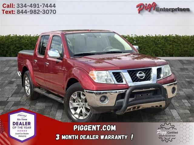 Red 2018 Nissan Frontier Pickup Truck Four-Wheel Drive Automatic