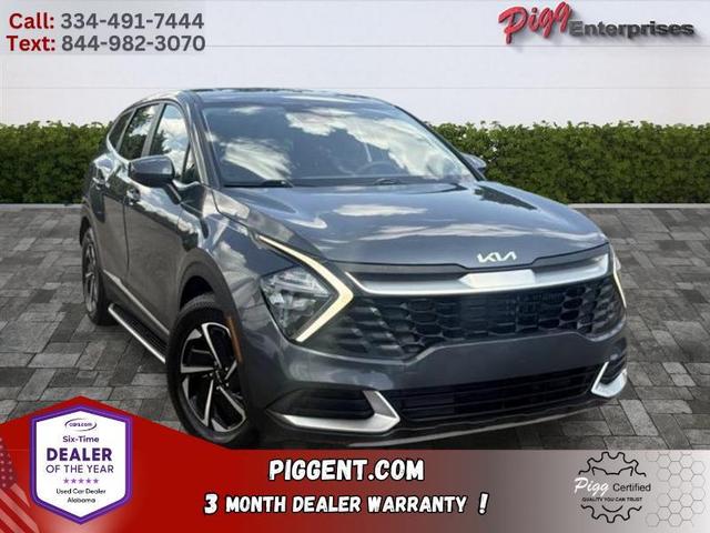 Gray 2023 Kia Sportage Hybrid SUV / Crossover Front-Wheel Drive Automatic