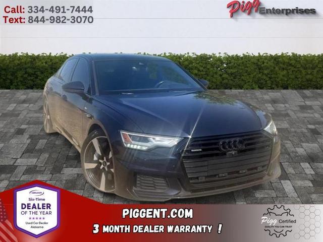 Blue 2021 Audi A6 Sedan All-Wheel Drive Automatic