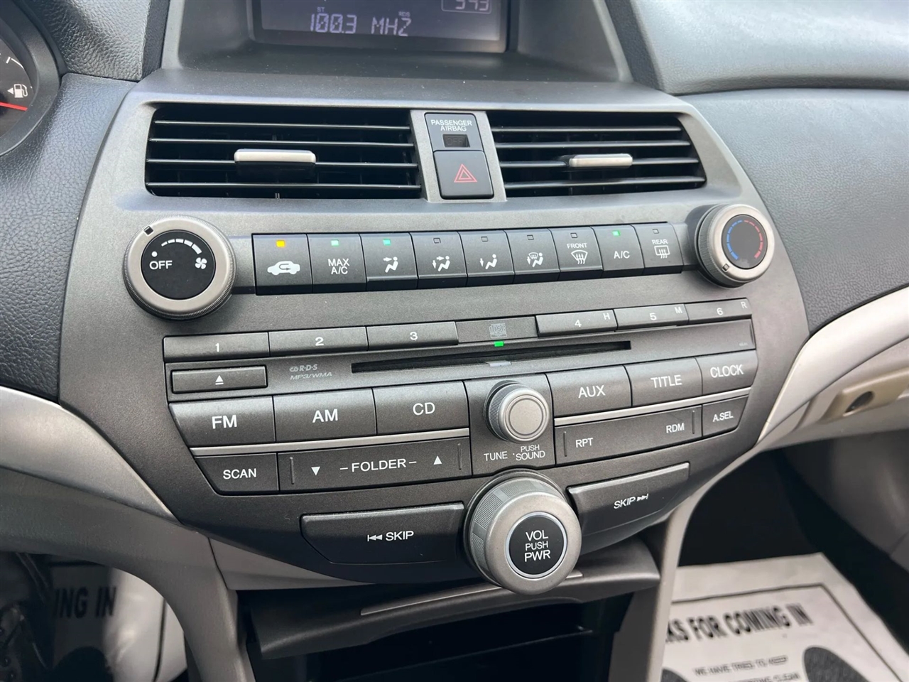 Honda Accord LX sedan 2011