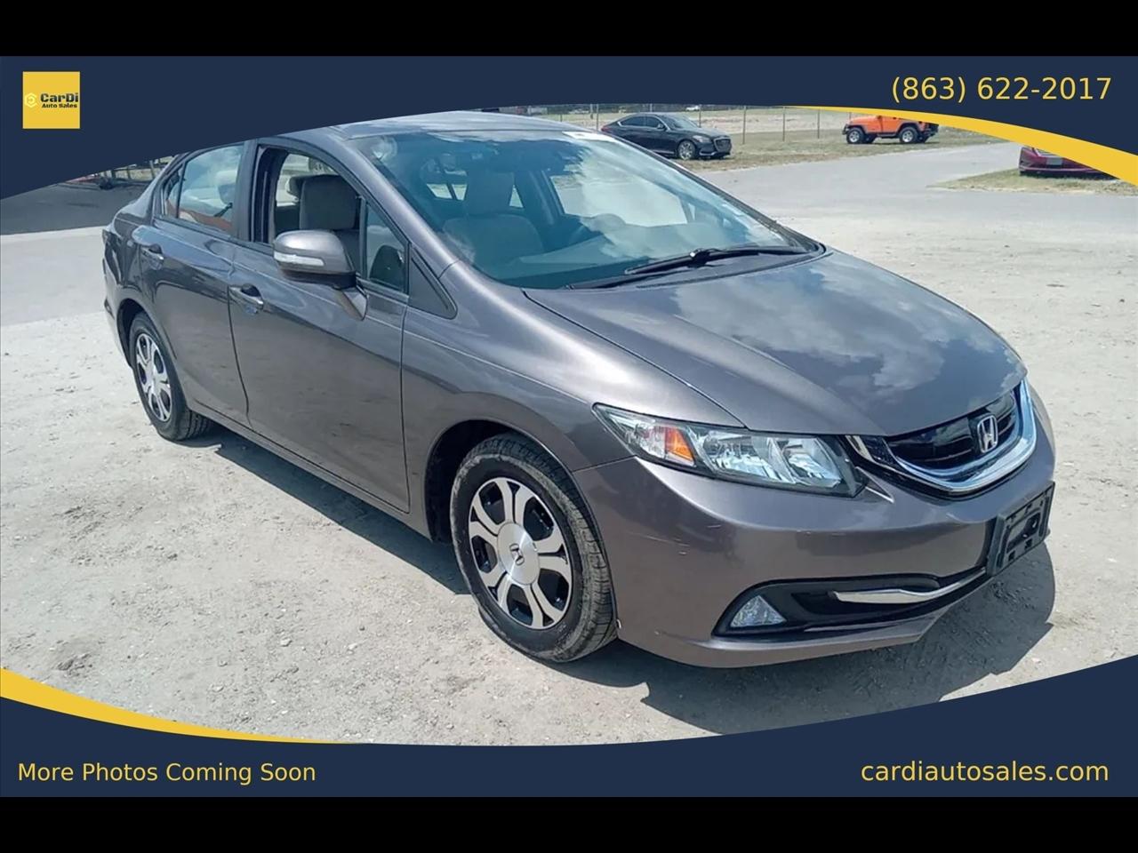 2013 Honda Civic Hybrid CVT AT-PZEV with Navigation
