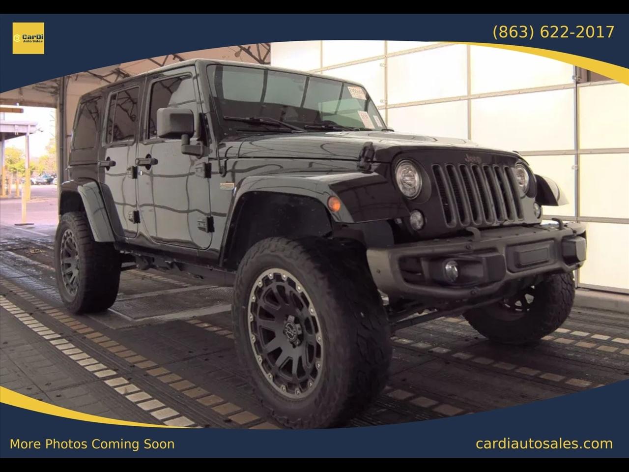 Jeep Wrangler Unlimited Sahara 4WD 2017