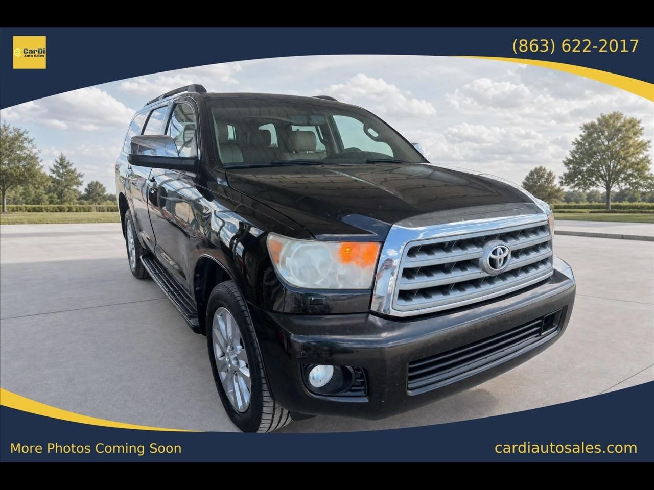 2013 Toyota Sequoia Plantium 4WD FFV