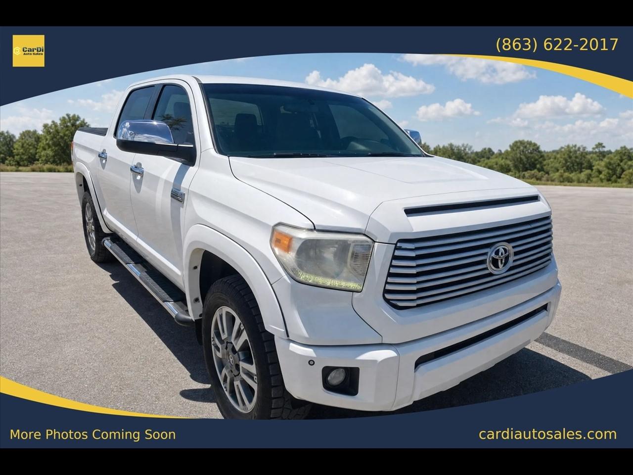 2014 Toyota Tundra Platinum CrewMax 5.7L FFV 4WD