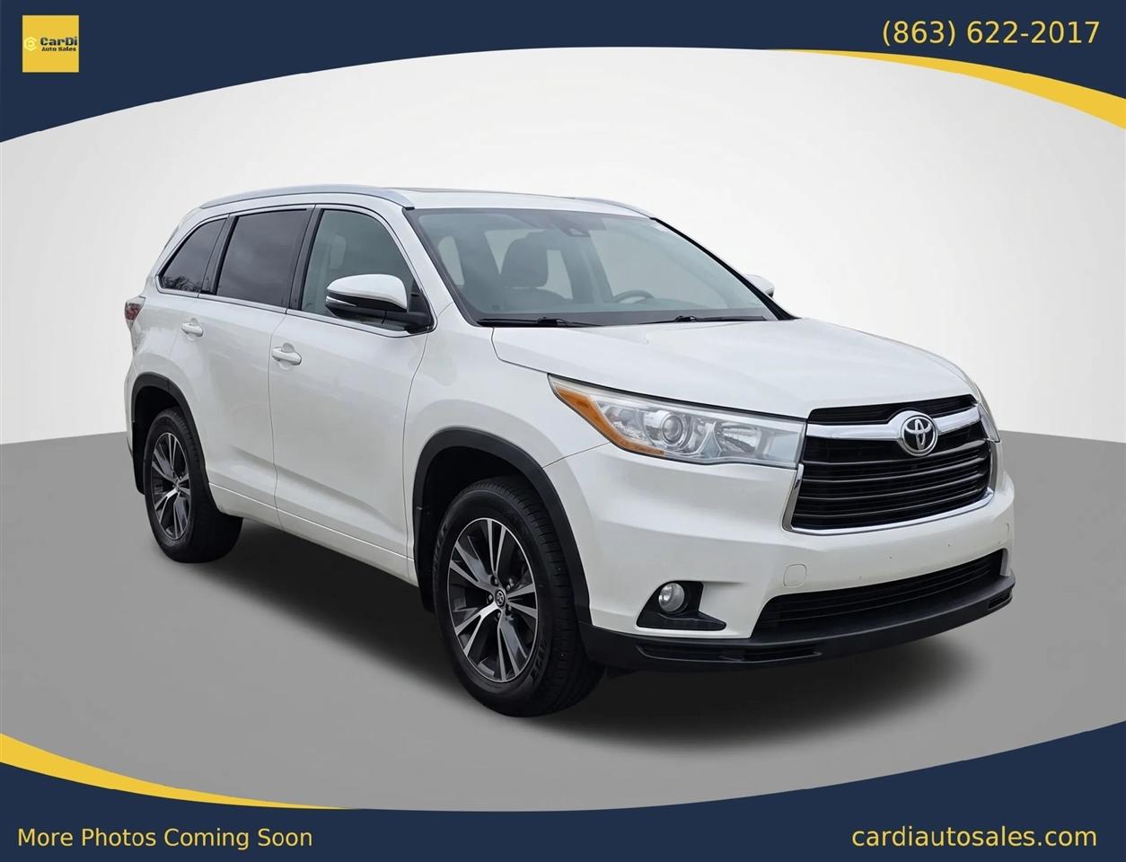 Toyota Highlander XLE FWD V6 2016
