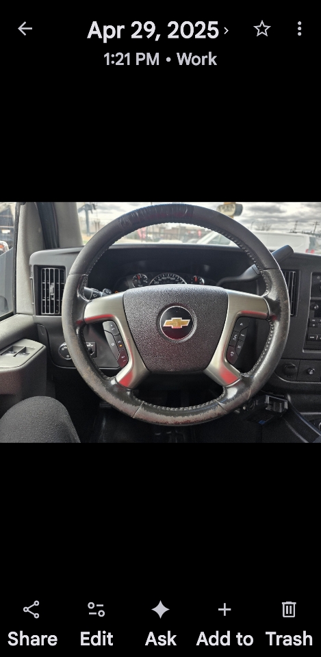 Chevrolet Express G3500 139" 2016