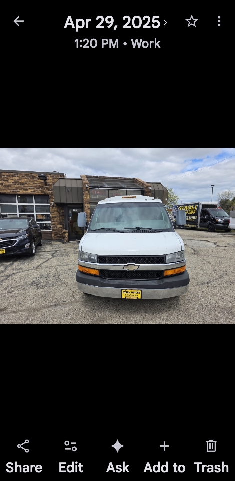 Chevrolet Express G3500 139" 2016