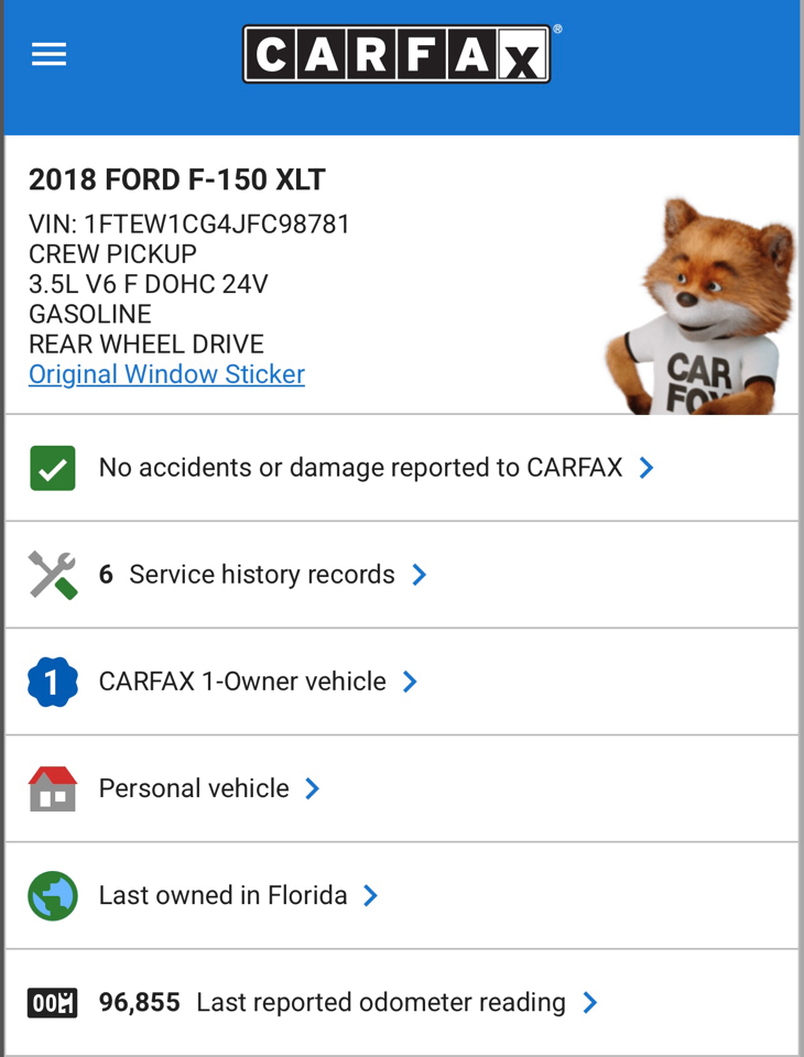 Ford F-150 XLT SuperCrew 5.5-ft. Bed 2WD 2018