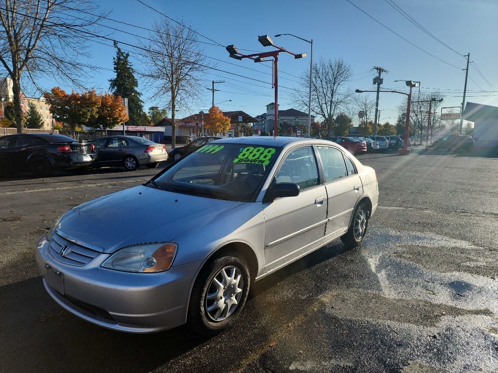 Honda Civic LX Sedan 4-spd AT with Front Side Airbags 2003 Honda Civic LX Sedan 4-spd AT with Front Side Airbags 2003