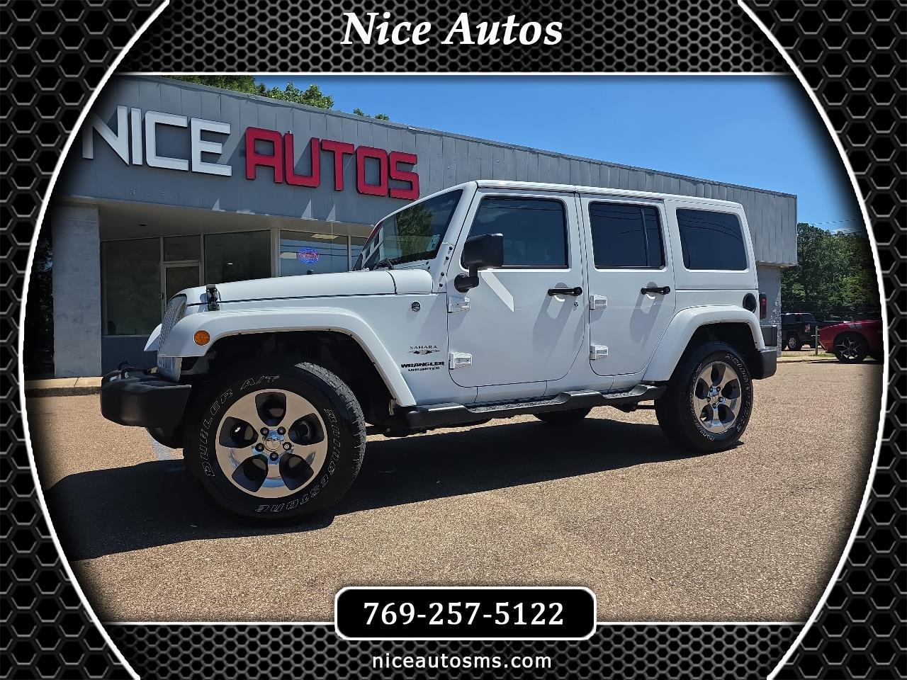 Jeep Wrangler 4WD 4dr Unlimited Sahara 2017