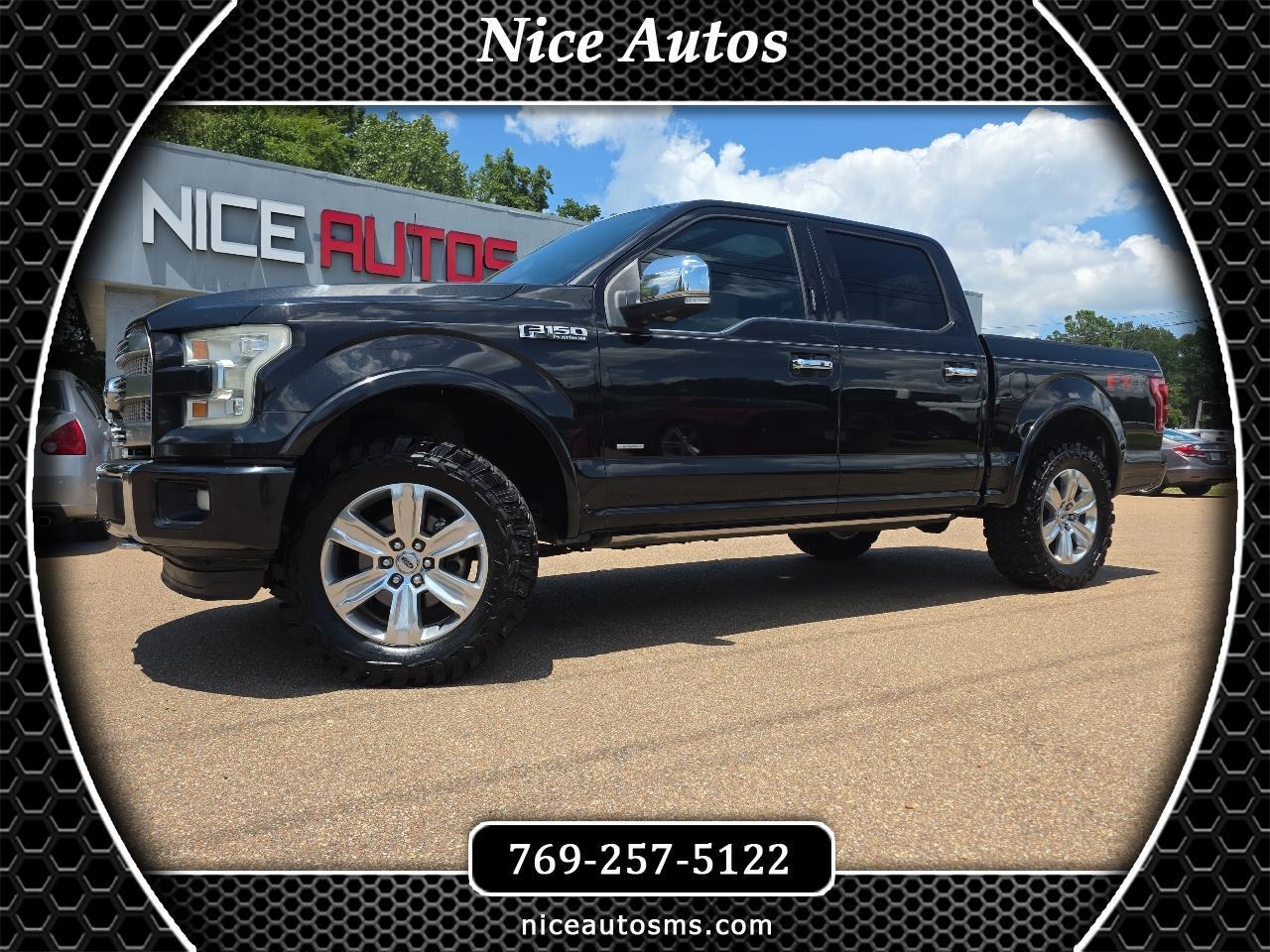 Ford F-150 4WD SuperCrew 145" Platinum 2015