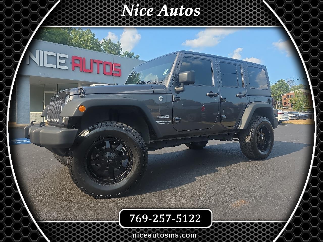 Jeep Wrangler Unlimited Sport 4D SUV 4WD 2017