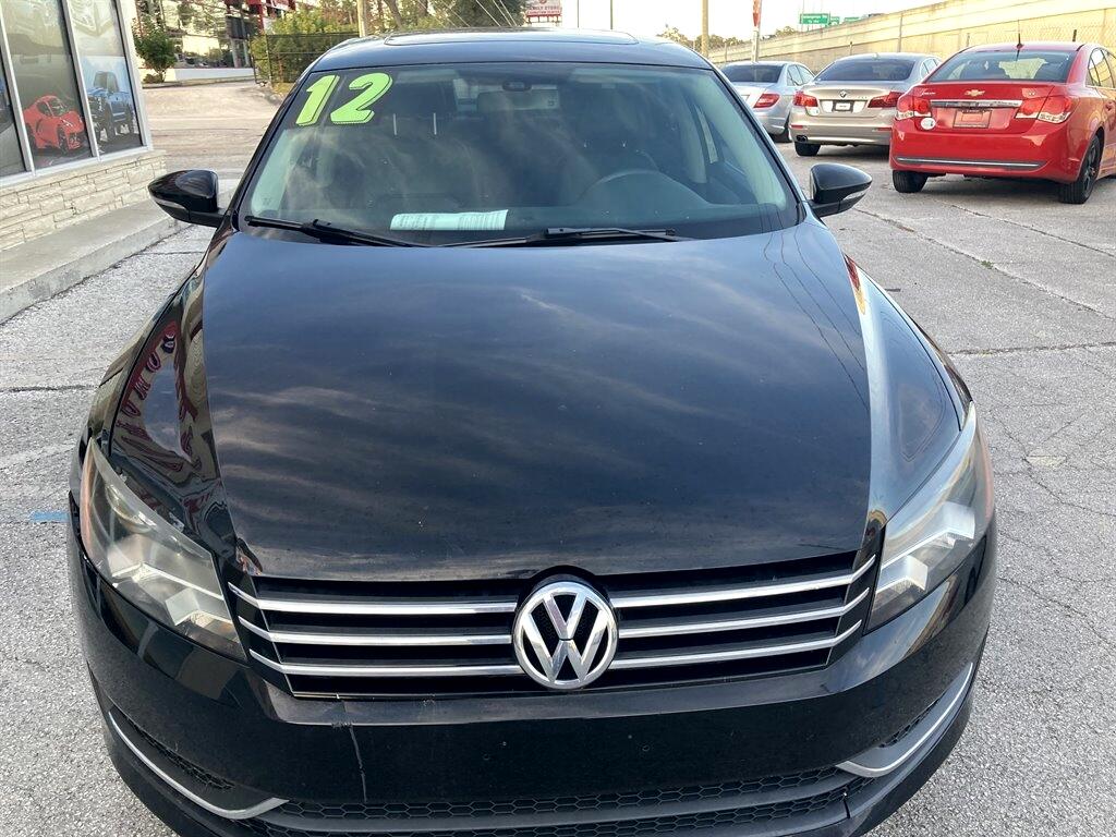 Used 2012 Volkswagen Passat SE with VIN 1VWBP7A37CC040291 for sale in Clearwater, FL